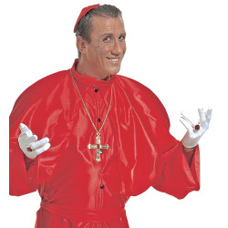 Súprava zlatého náhrdelníka s prsteňmi Cardinal